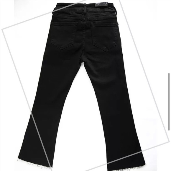 MOTHER INSIDER STEP FRAY BLACK JEAN - Picture 6 of 10